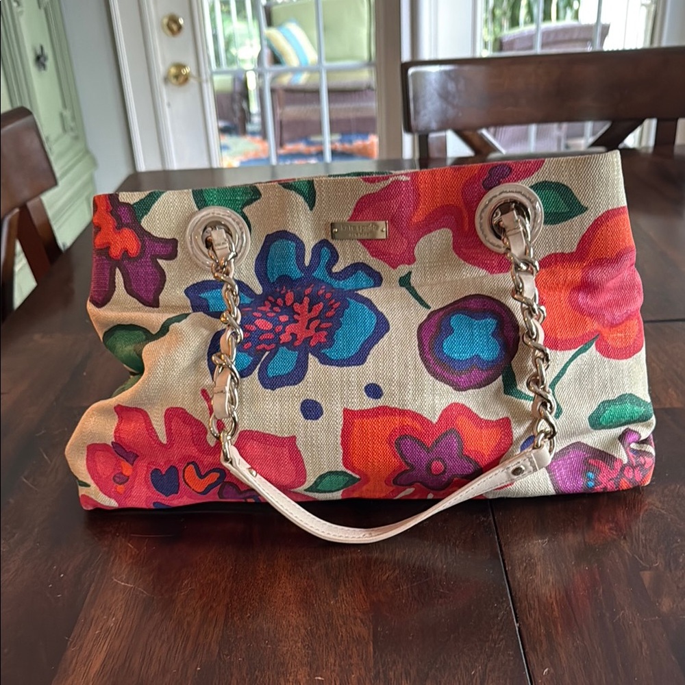 Kate Spade Multicolor Floral Tote